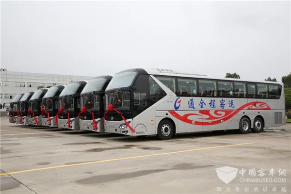 品质通勤服务样板金龙客车助力天津通全程客运通全城