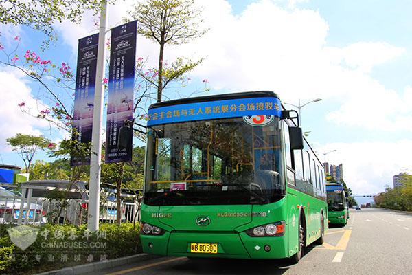 深圳街頭的綠色倩影,海格混動公交服務第17屆高交會_客車新聞_客車網