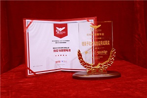 微宏钛酸锂电池荣获影响中国客车业“锂离子动力电池应用成果” 奖