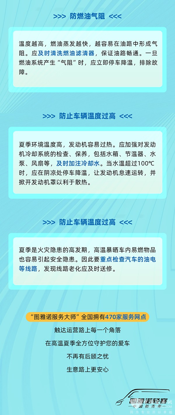 图雅诺轻客 服务大师 高温预警 车辆 中暑