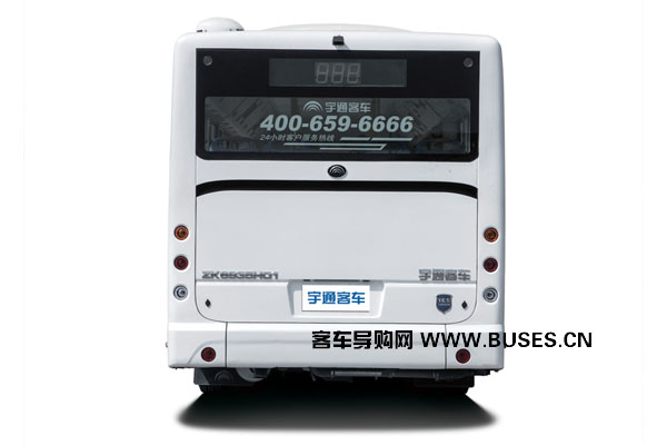 宇通ZK6850HG1公交-后视图