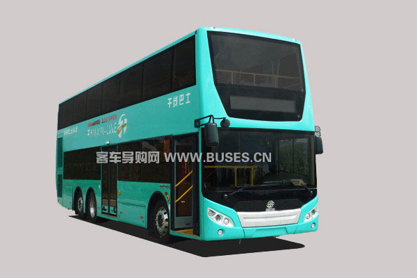 五洲龙FDG6120HEVS双层公交车