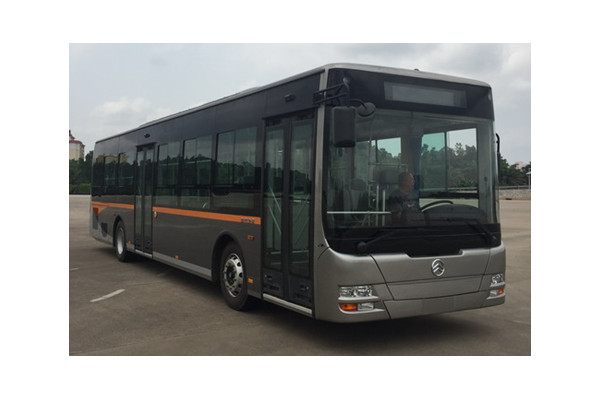 金旅XML6125JHEVD5C插电式公交车（柴油/电混动国五10-46座）